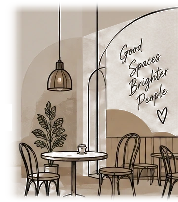 Seamless Socials cafe atmosphere